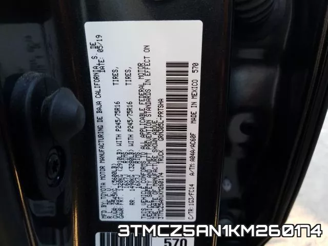 3TMCZ5AN1KM260174 фото 2