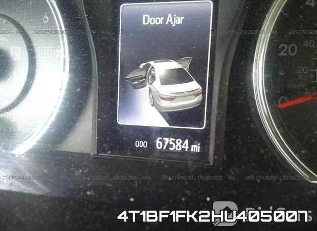 4T1BF1FK2HU405007 фото 8