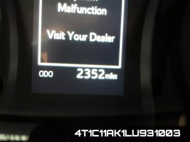 4T1C11AK1LU931003 фото 9