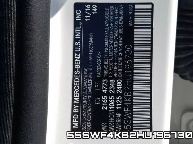 55SWF4KB2HU196730 фото 2