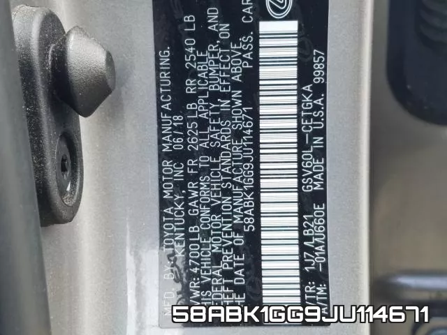 58ABK1GG9JU114671 фото 2