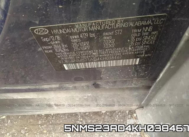 5NMS23AD4KH038467 фото 10
