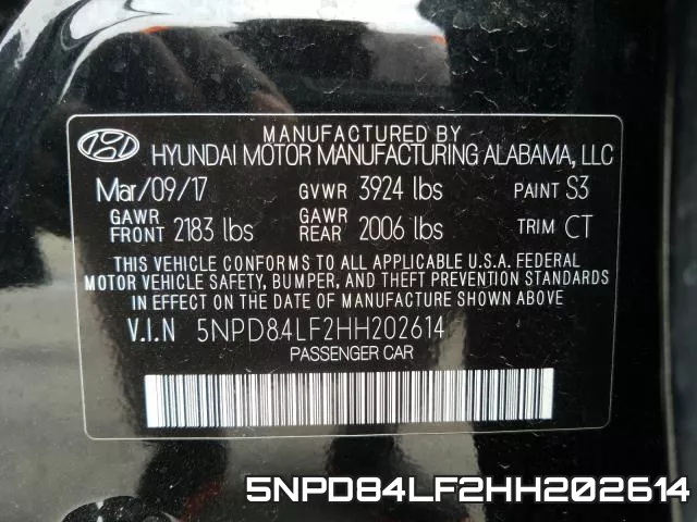 5NPD84LF2HH202614 фото 2