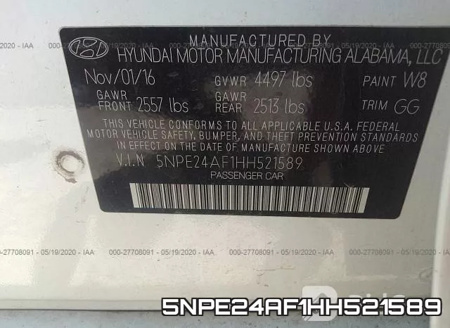 5NPE24AF1HH521589 фото 10