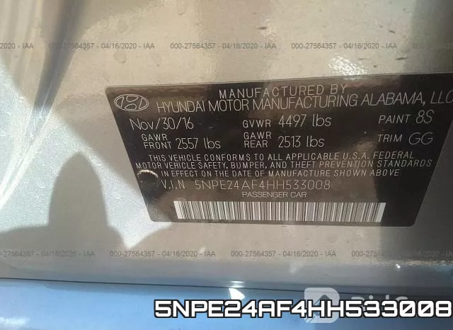 5NPE24AF4HH533008 фото 10