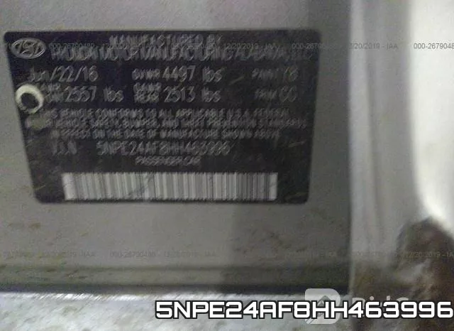 5NPE24AF8HH463996 фото 10