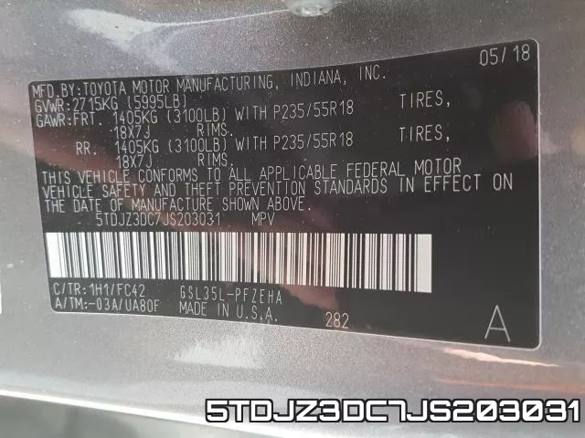 5TDJZ3DC7JS203031 фото 2