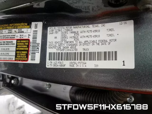 5TFDW5F11HX616788 фото 2
