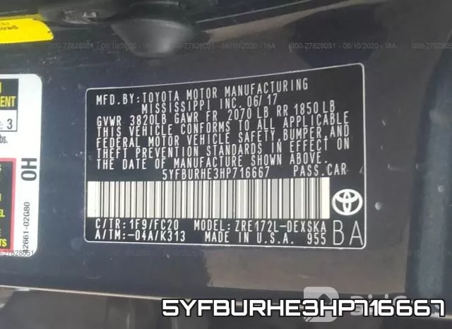 5YFBURHE3HP716667 фото 10