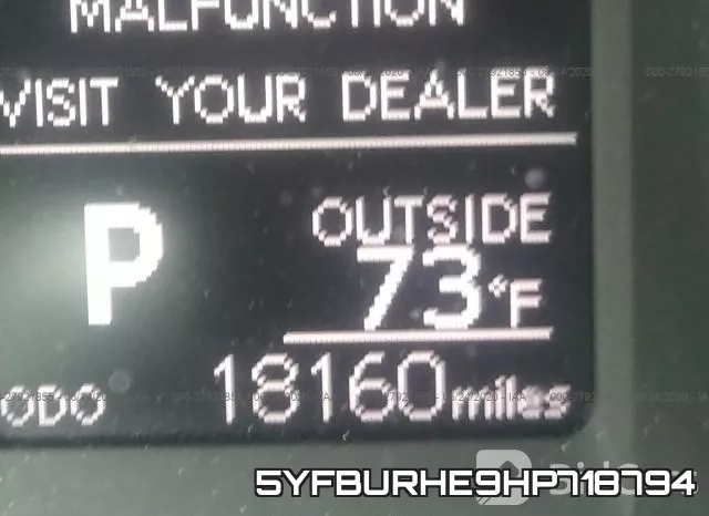 5YFBURHE9HP718794 фото 8