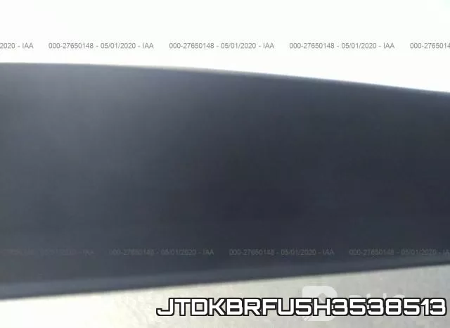 JTDKBRFU5H3538513 фото 8