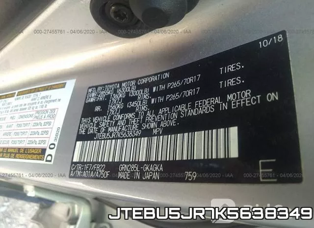 JTEBU5JR7K5638349 фото 10