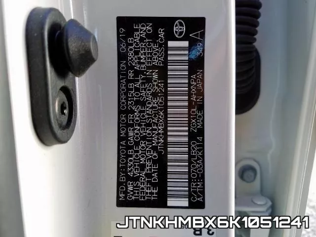 JTNKHMBX6K1051241 фото 2