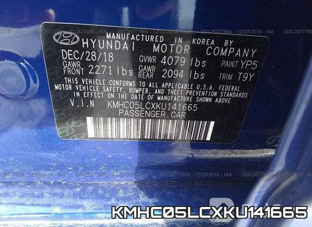 KMHC05LCXKU141665 фото 10