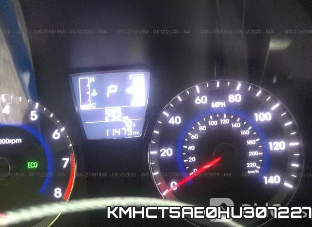 KMHCT5AE0HU307227 фото 8