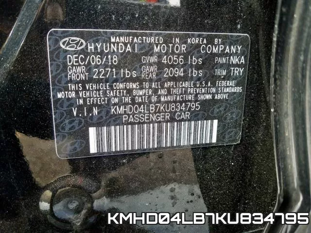 KMHD04LB7KU834795 фото 2
