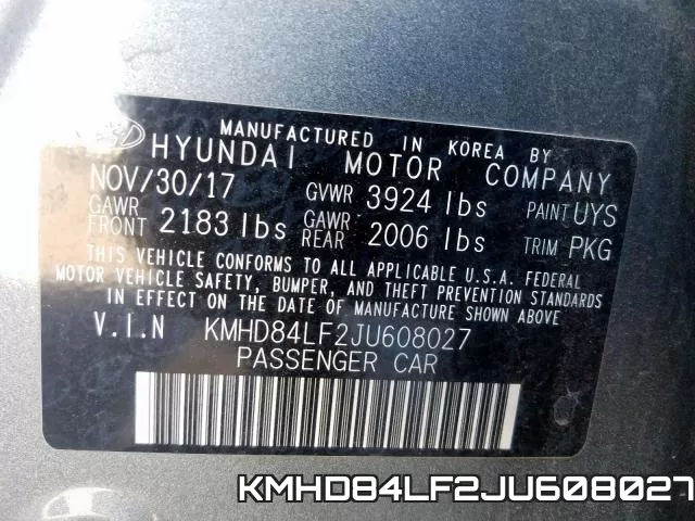 KMHD84LF2JU608027 фото 2