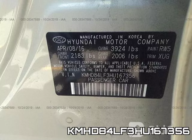 KMHD84LF3HU167356 фото 10