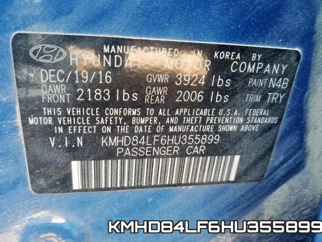KMHD84LF6HU355899 фото 2