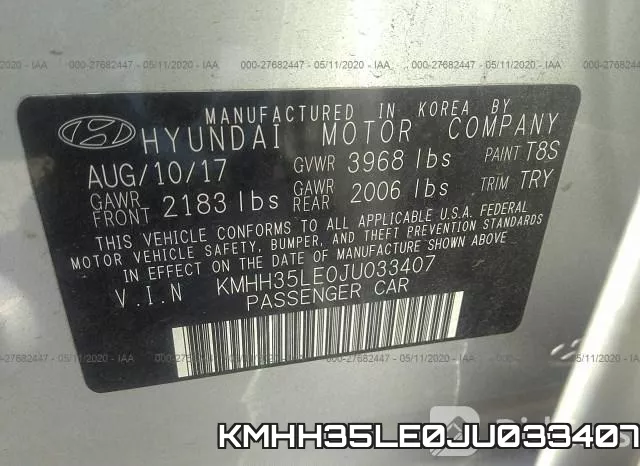 KMHH35LE0JU033407 фото 10