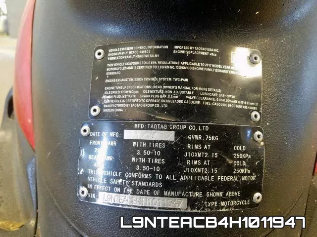 L9NTEACB4H1011947 фото 2