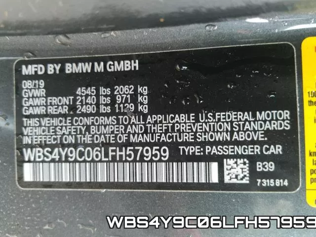 WBS4Y9C06LFH57959 фото 2