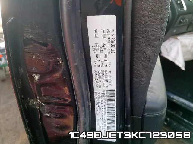 1C4SDJCT3KC723058 фото 2