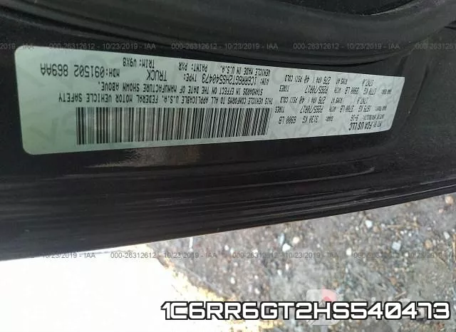 1C6RR6GT2HS540473 фото 10