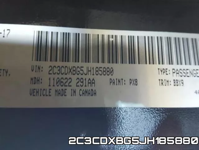 2C3CDXBG5JH185880 фото 2