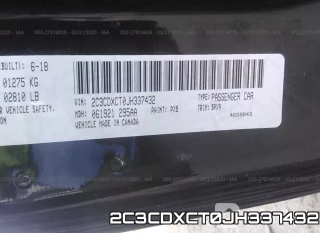2C3CDXCT0JH337432 фото 9
