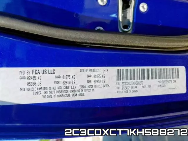 2C3CDXCT7KH588272 фото 2