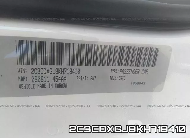 2C3CDXGJ8KH718410 фото 10