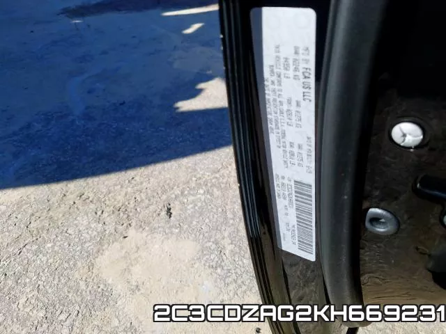 2C3CDZAG2KH669231 фото 2