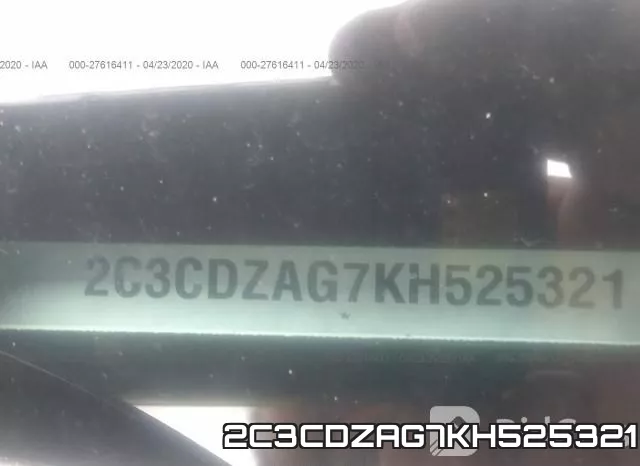 2C3CDZAG7KH525321 фото 10