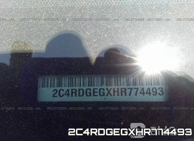 2C4RDGEGXHR774493 фото 10