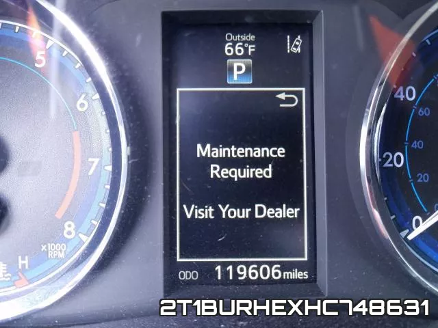 2T1BURHEXHC748631 фото 9