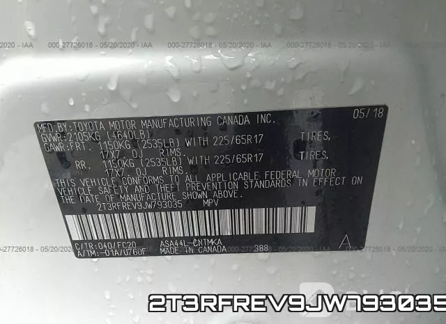 2T3RFREV9JW793035 фото 10