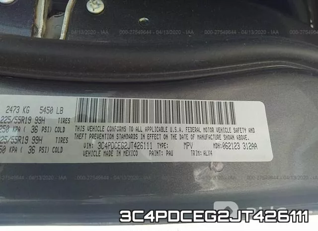 3C4PDCEG2JT426111 фото 10