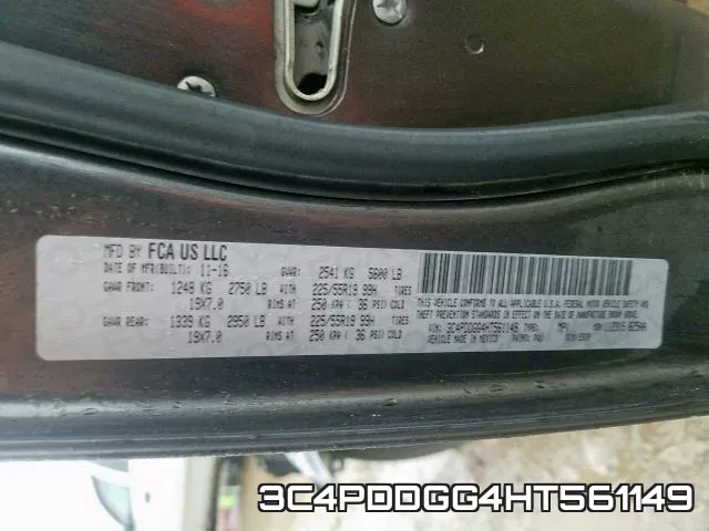 3C4PDDGG4HT561149 фото 2