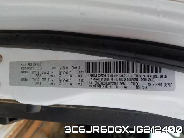 3C6JR6DGXJG212400 фото 2
