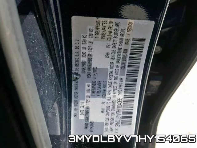 3MYDLBYV7HY154065 фото 2