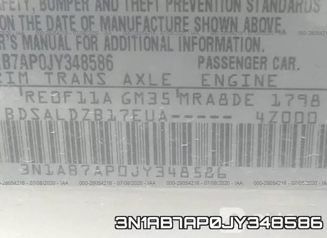 3N1AB7AP0JY348586 фото 10