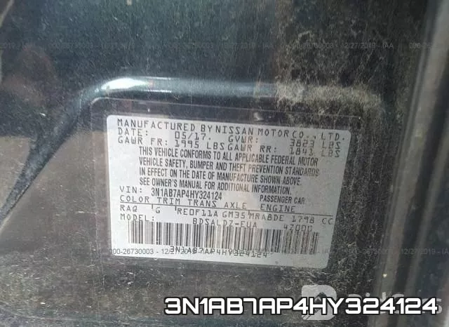 3N1AB7AP4HY324124 фото 10
