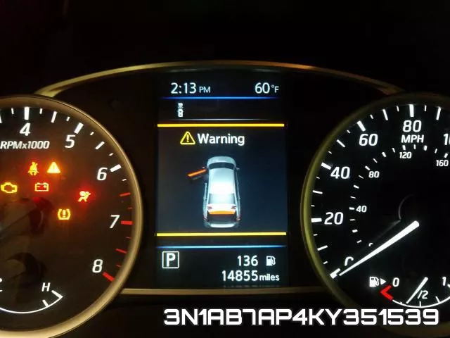 3N1AB7AP4KY351539 фото 9