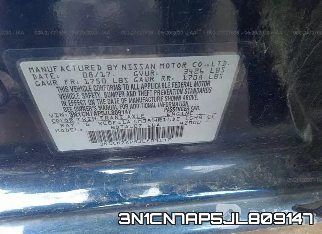 3N1CN7AP5JL809147 фото 9