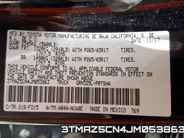 3TMAZ5CN4JM053863 фото 2