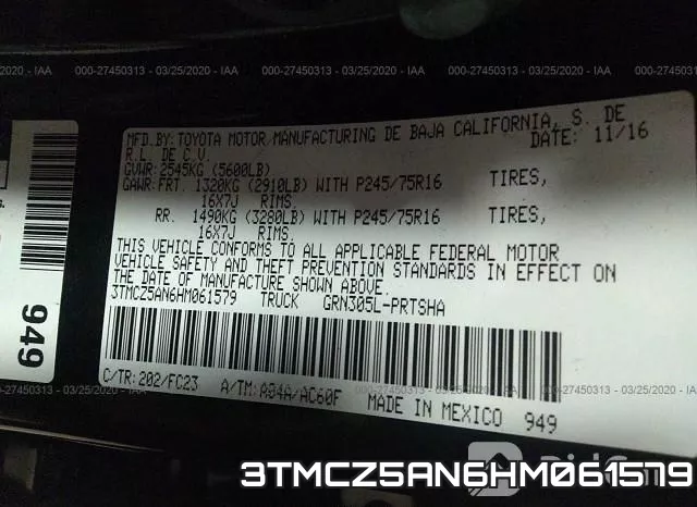 3TMCZ5AN6HM061579 фото 10