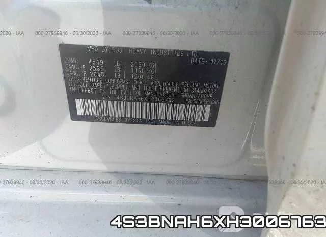 4S3BNAH6XH3006763 фото 10