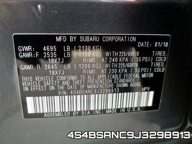 4S4BSANC9J3298913 фото 2