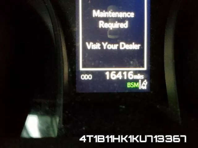 4T1B11HK1KU713367 фото 9